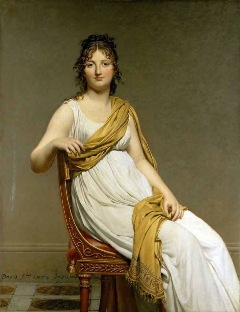 Portrait de Madame Henrietta de Vernignac   Jacques Louis David