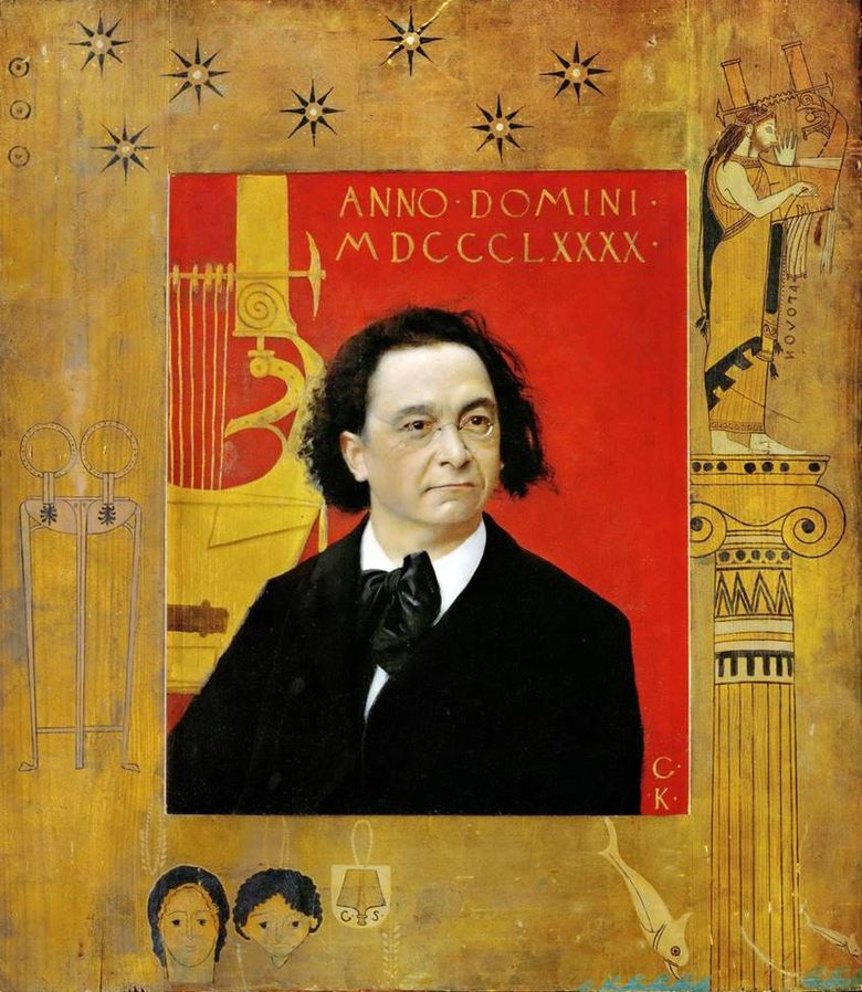 Portrait de Joseph Pembauer, pianiste et professeur de musique   Gustav Klimt