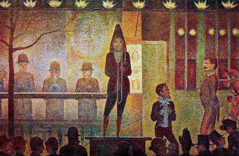 Défilé de cirque   Georges Seurat