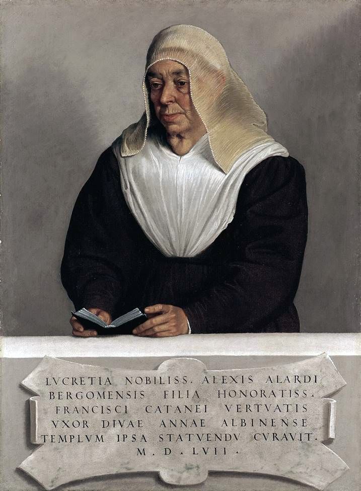 Abbesse Lucretius Alyardi Vertov   Giovanni Battista Moroni