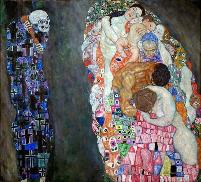 Mort et vie   Gustav Klimt