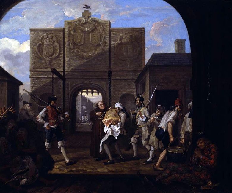 Porte de Calais, ou O, rosbif de la vieille Angleterre   William Hogarth