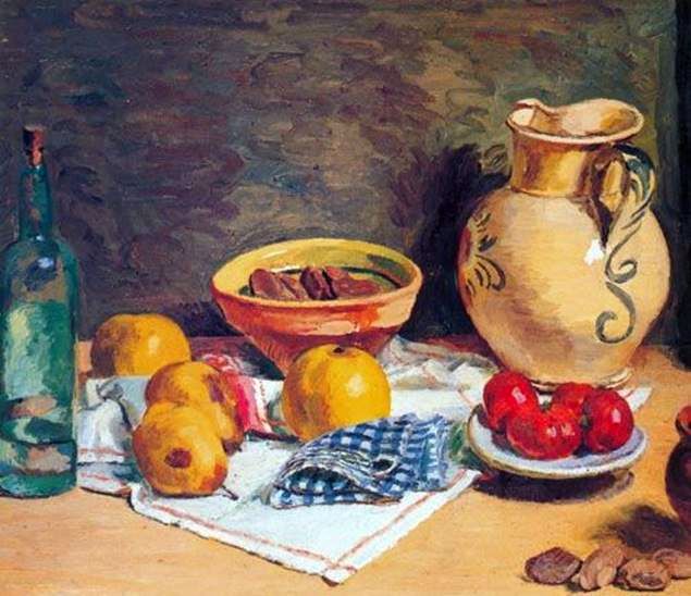 Nature morte avec une cruche   Vanessa Bell