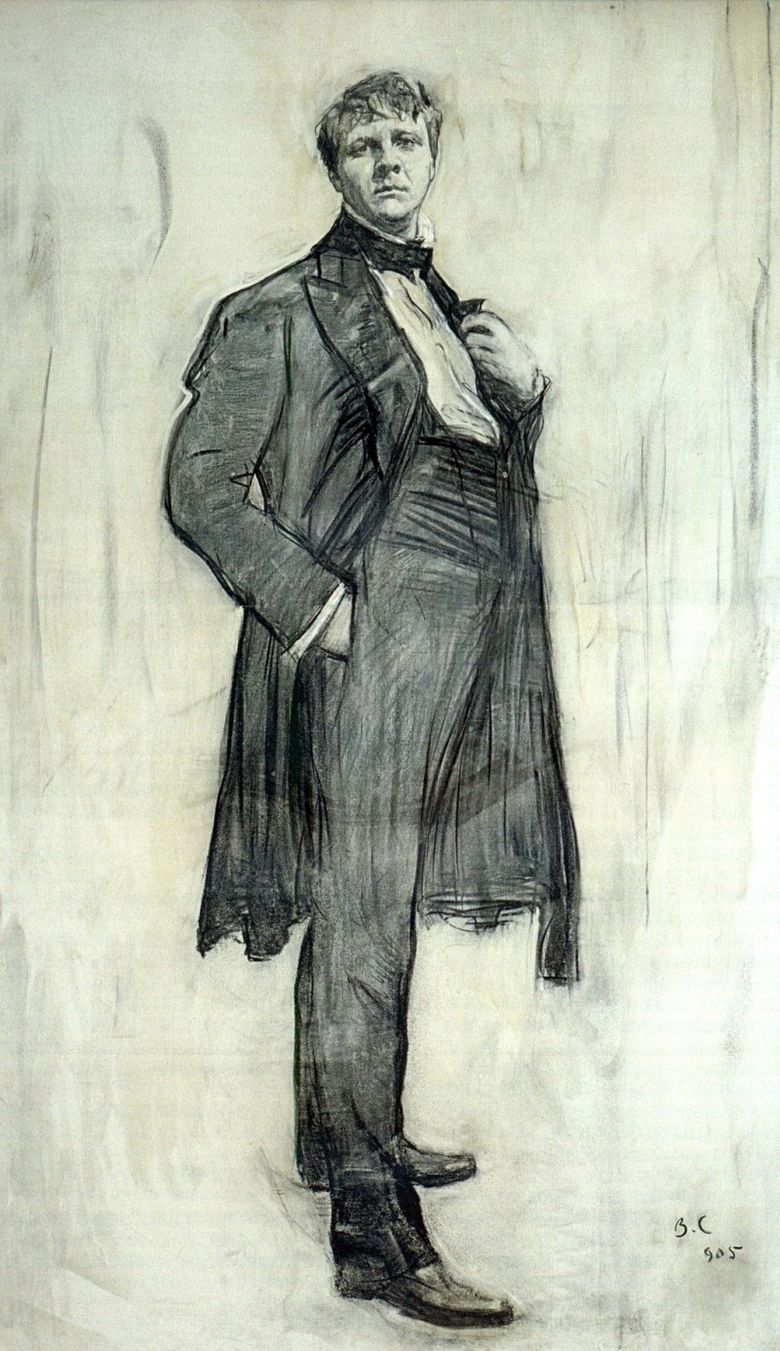 Portrait de lartiste F. I. Chaliapin   Valentin Serov