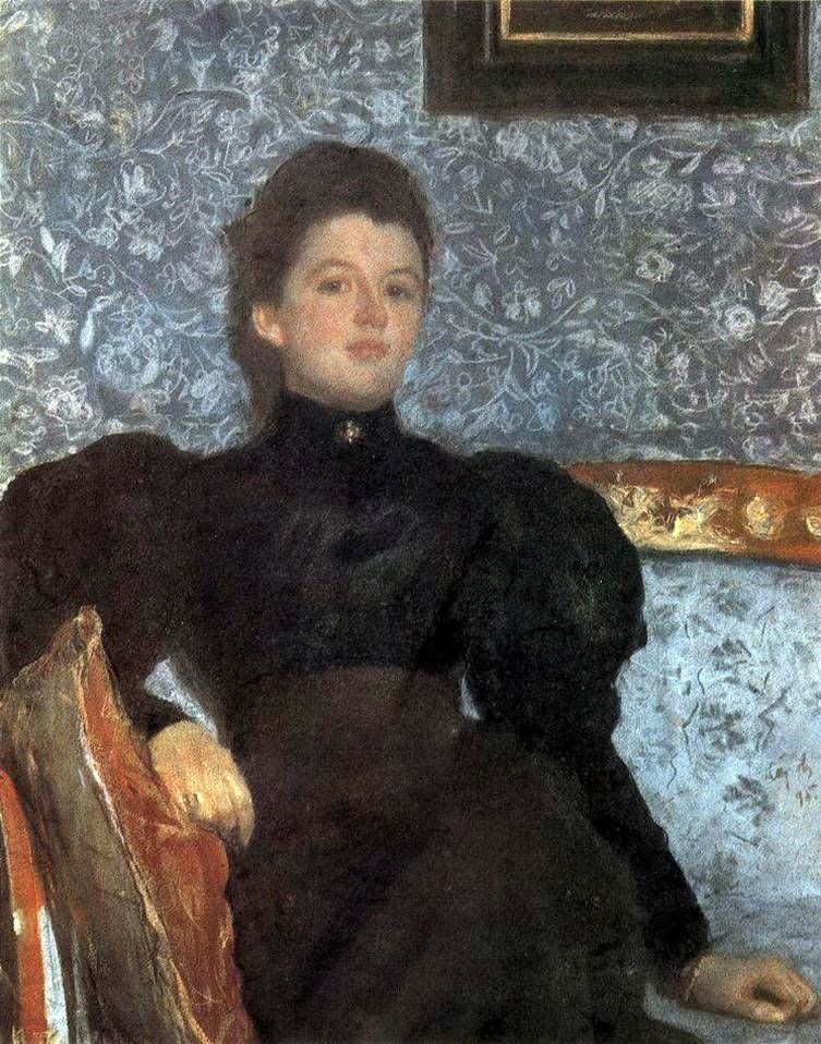 Portrait de V. V. Musina Pushkina   Valentin Serov