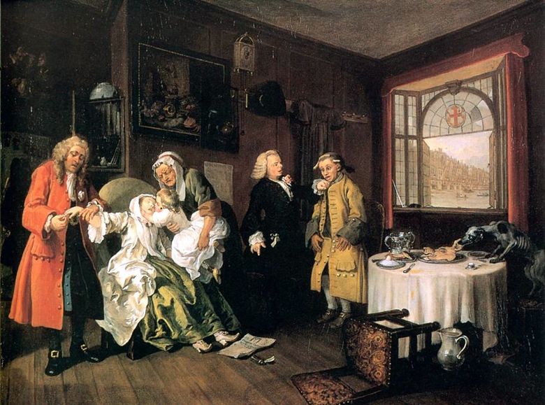 Mort de la comtesse   William Hogarth