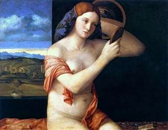 Jeune femme derrière les toilettes   Giovanni Bellini