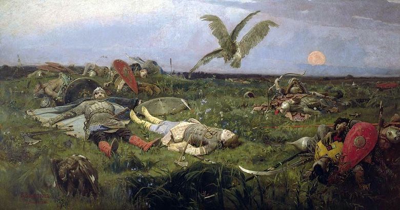 Après la bataille dIgor Svyatoslavich avec le Polovtsy   Viktor Vasnetsov
