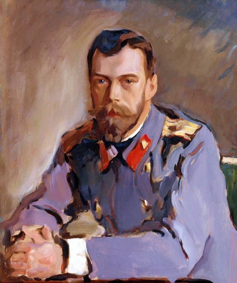 Portrait de lempereur Nicolas II   Valentin Serov