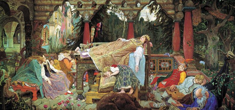 Lhistoire de la princesse endormie   Viktor Vasnetsov