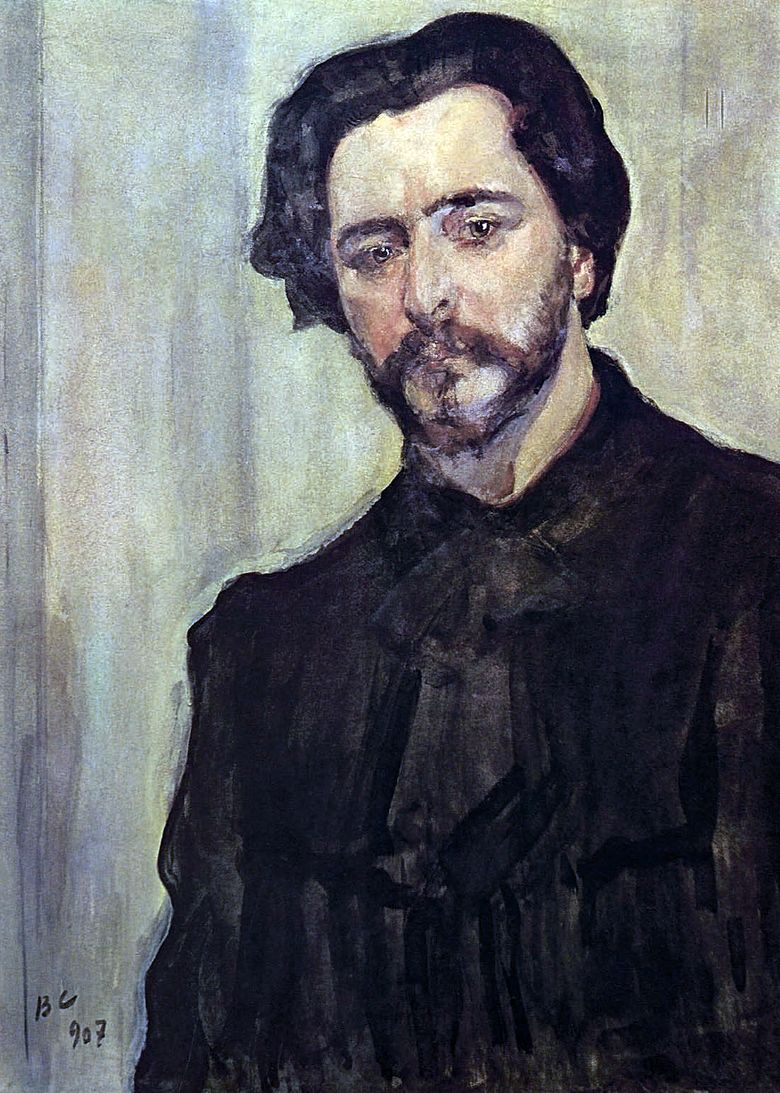 Portrait de lécrivain Leonid Andreyev   Valentin Serov