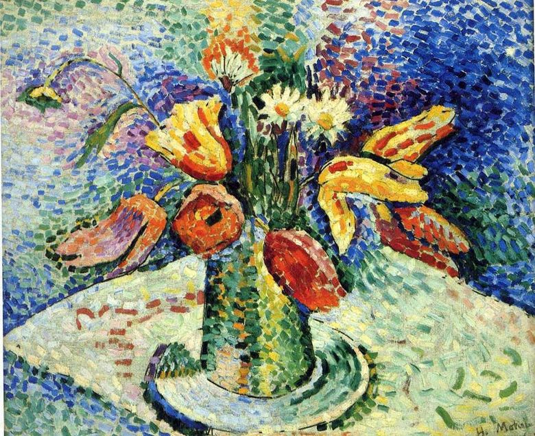 Nature morte au bouquet   Henri Matisse