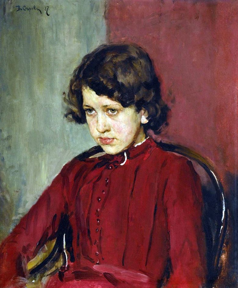 Portrait de Praskovya Mamontova   Valentin Serov