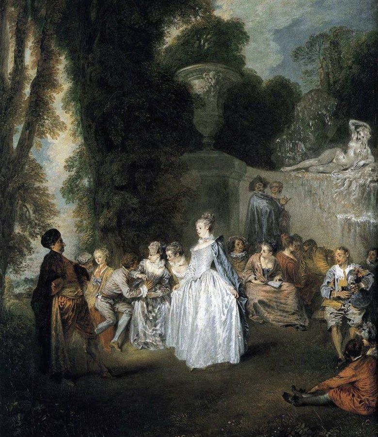Vacances vénitiennes   Jean Antoine Watteau
