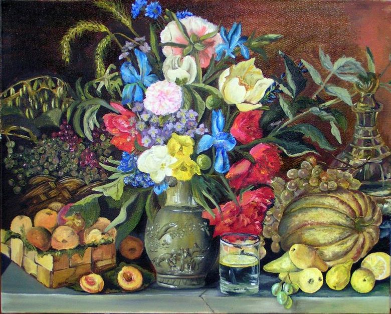 Fleurs et fruits   Ivan Khrutsky