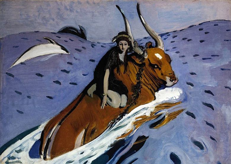 Lenlèvement dEurope   Valentin Serov