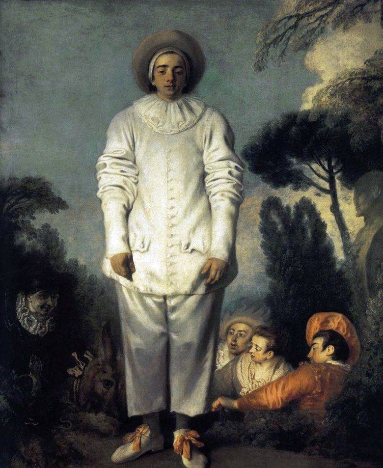 Gilles en costume de Pierrot   Jean Antoine Watteau