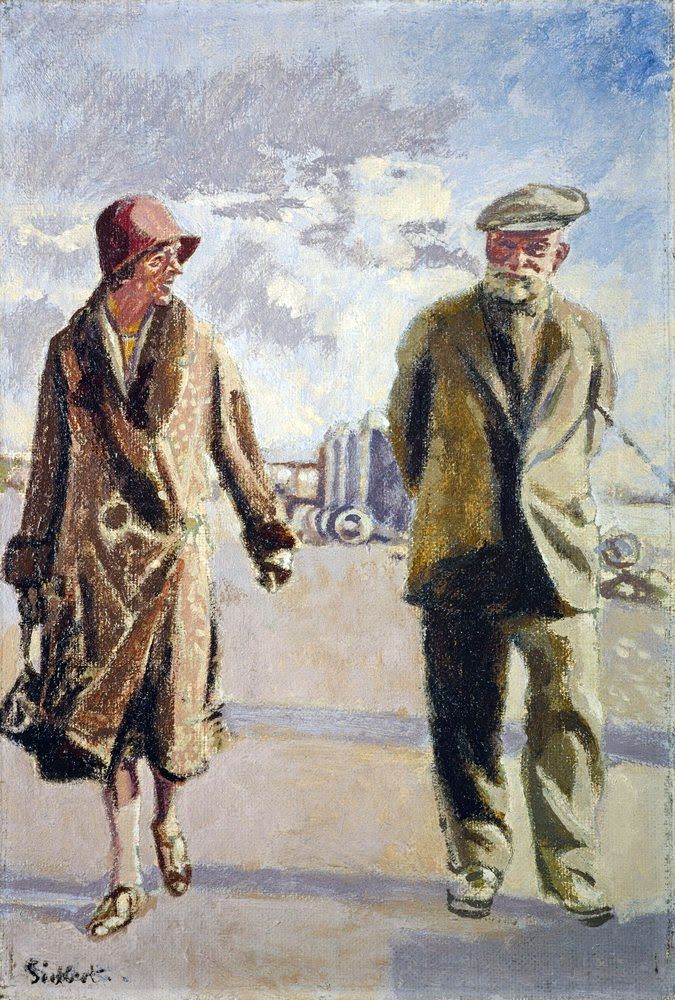 Autoportrait avec femme   Walter Richard Sickert