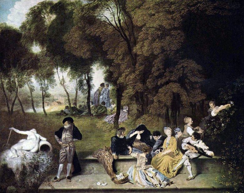Une entreprise en pleine nature   Jean Antoine Watteau
