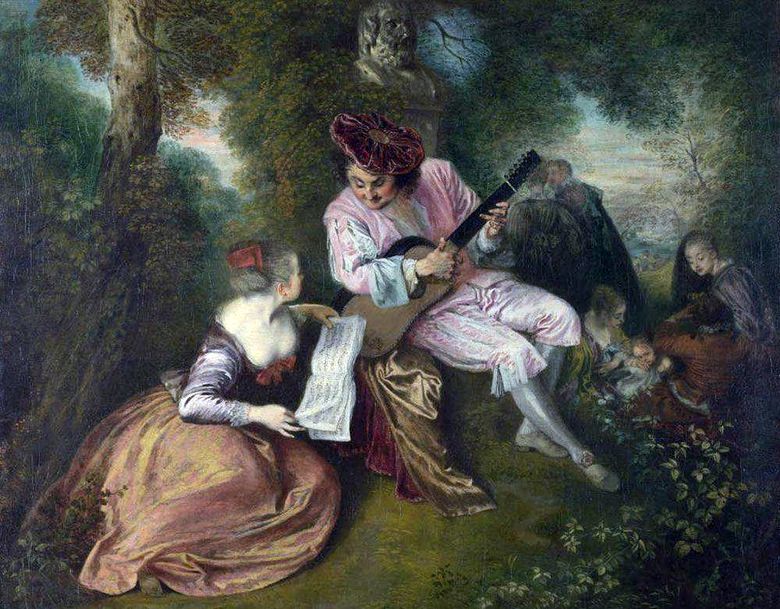 Love Gamut   Jean Antoine Watteau