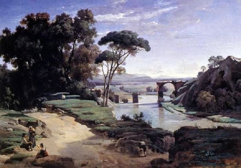 Pont vers Narni   Camille Corot