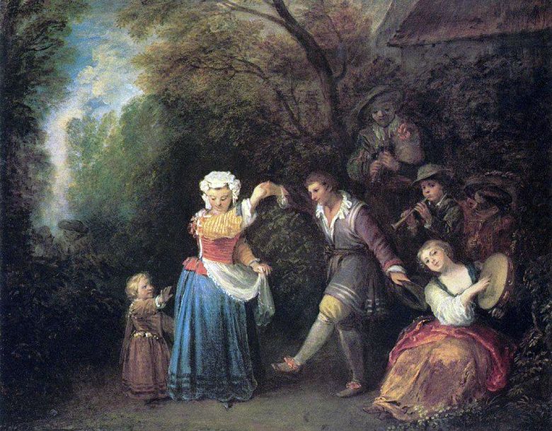 Danses pastorales   Jean Antoine Watteau
