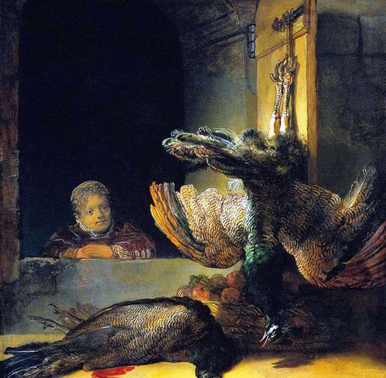 Nature morte avec un paon   Rembrandt Harmenszoon Van Rijn