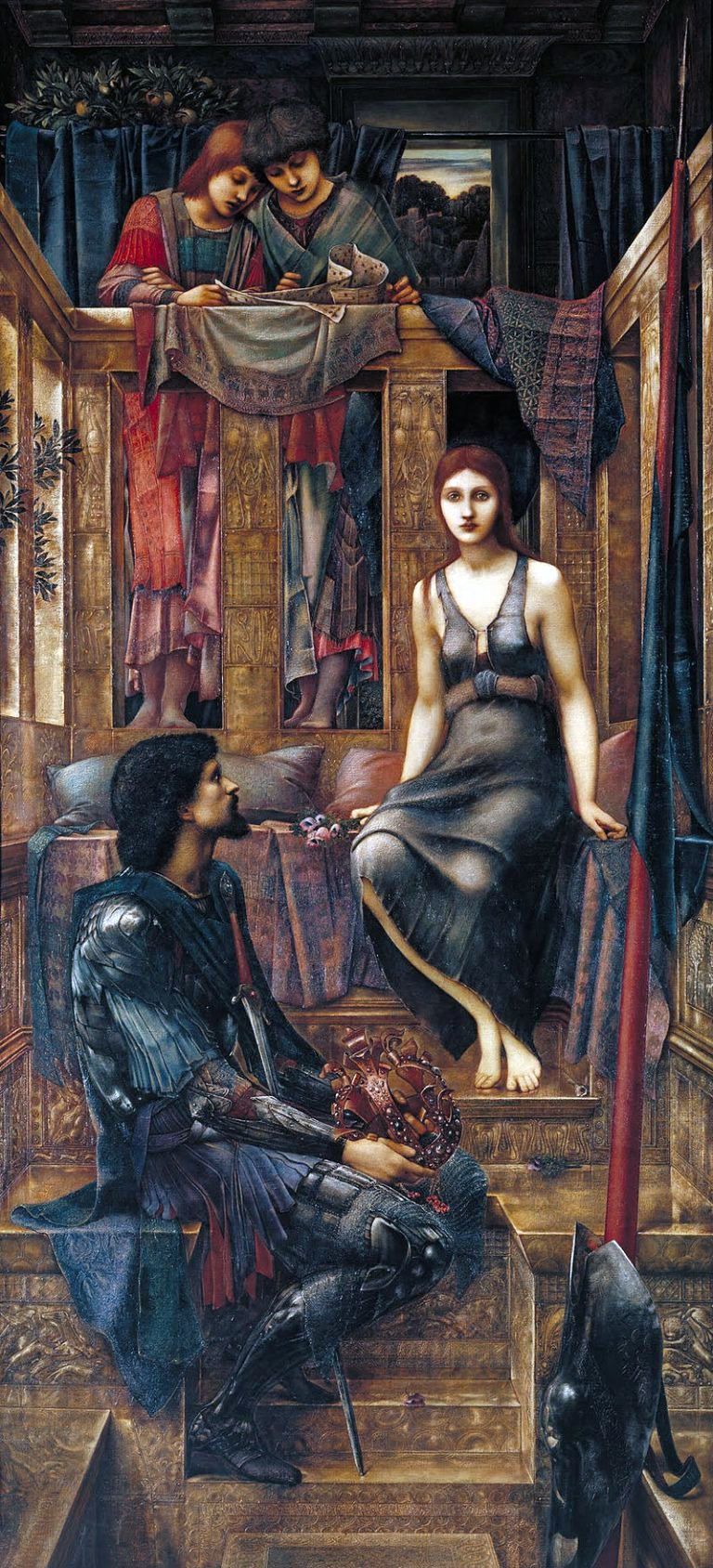 Le roi Coffetua et le pauvre   Edward Burne Jones