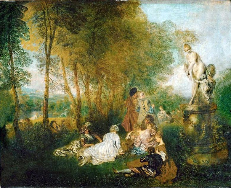 Fête de lamour   Jean Antoine Watteau