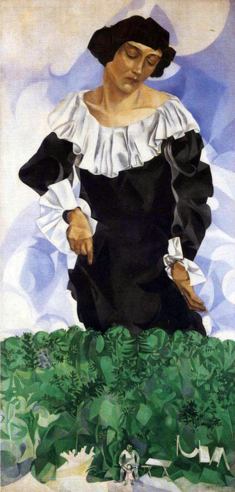 Bella au col blanc   Marc Chagall