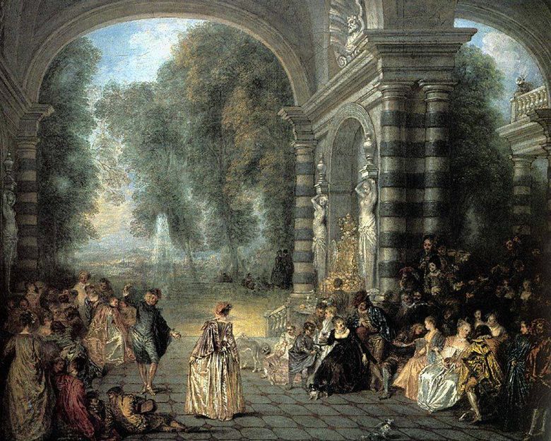 Ball Joy   Jean Antoine Watteau