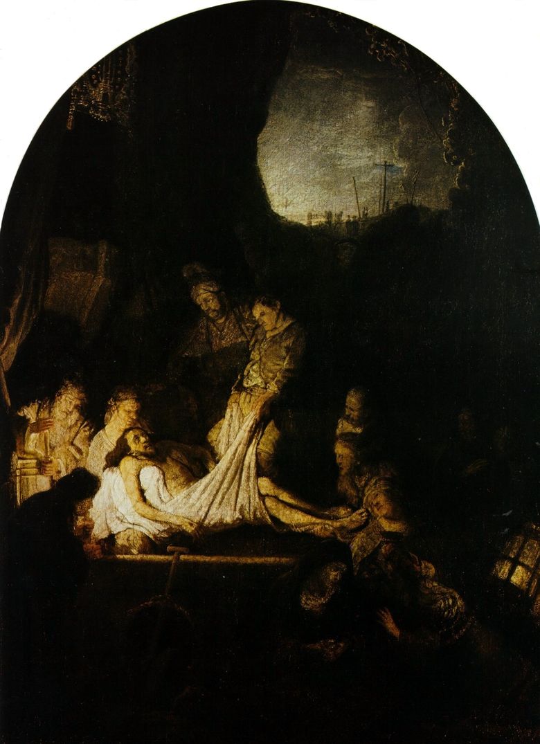 Position du cercueil   Rembrandt Harmenszoon Van Rijn