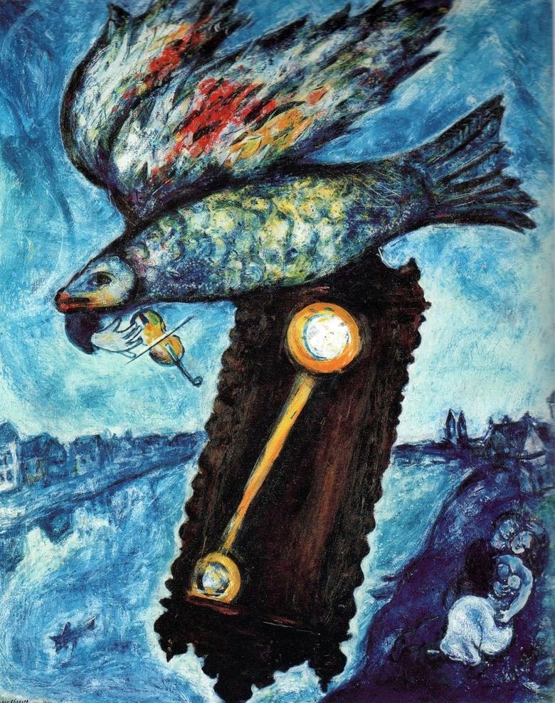 Le temps est une rivière sans berges   Marc Chagall