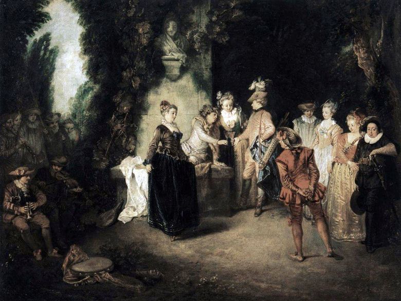 Comédie française   Jean Antoine Watteau