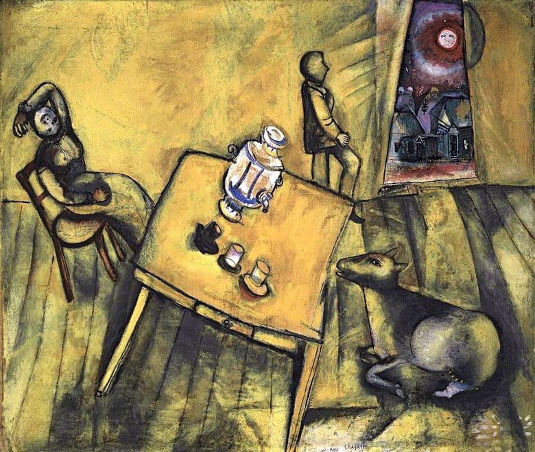 La chambre jaune   Marc Chagall