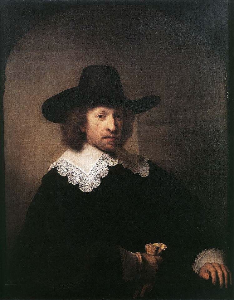 Portrait de Nicholas Van Bambek   Rembrandt Harmenszoon Van Rijn
