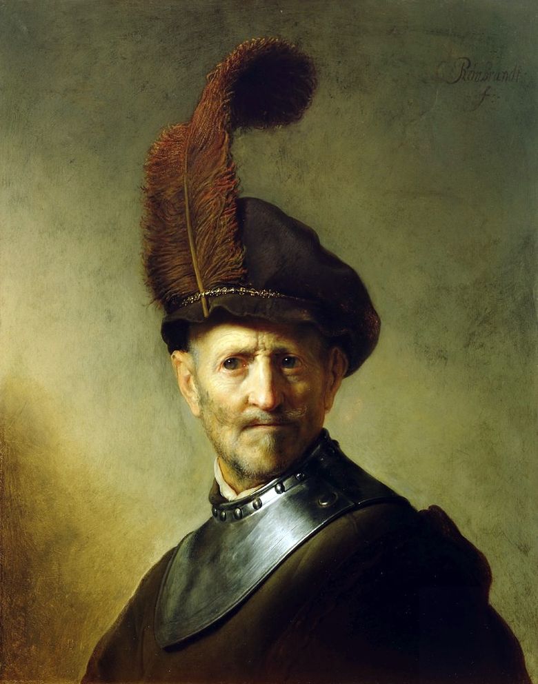 Portrait dun vieux guerrier   Rembrandt Harmenszoon Van Rijn