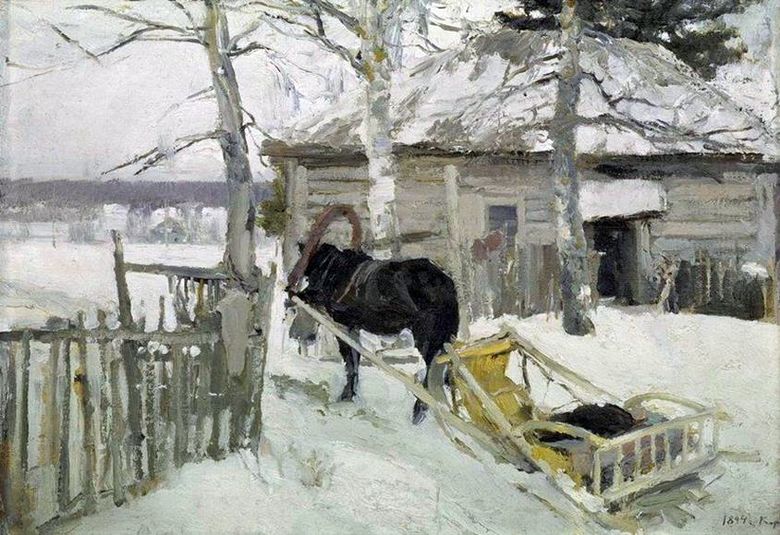 En hiver   Konstantin Korovin