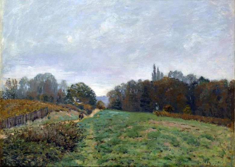 Paysage en Louvesienne   Alfred Sisley