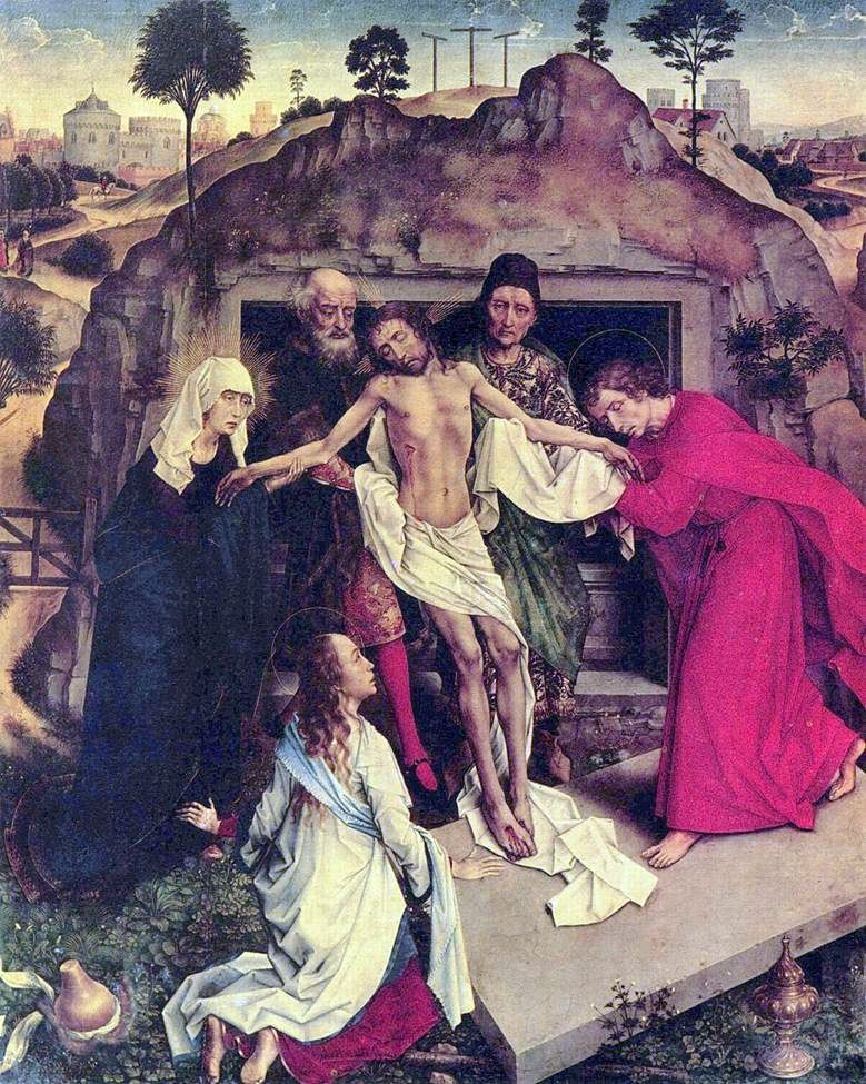 Position dans le cercueil   Rogier van der Weyden