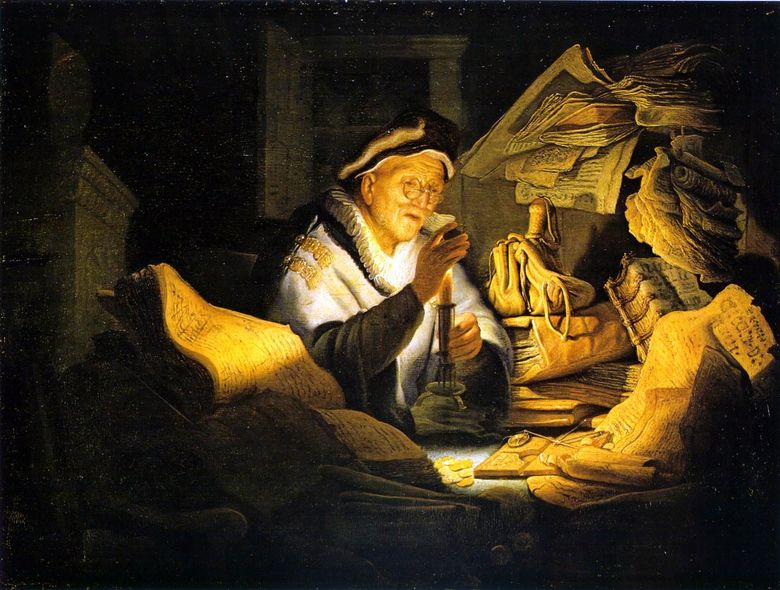 La parabole des riches   Rembrandt Harmenszoon Van Rijn