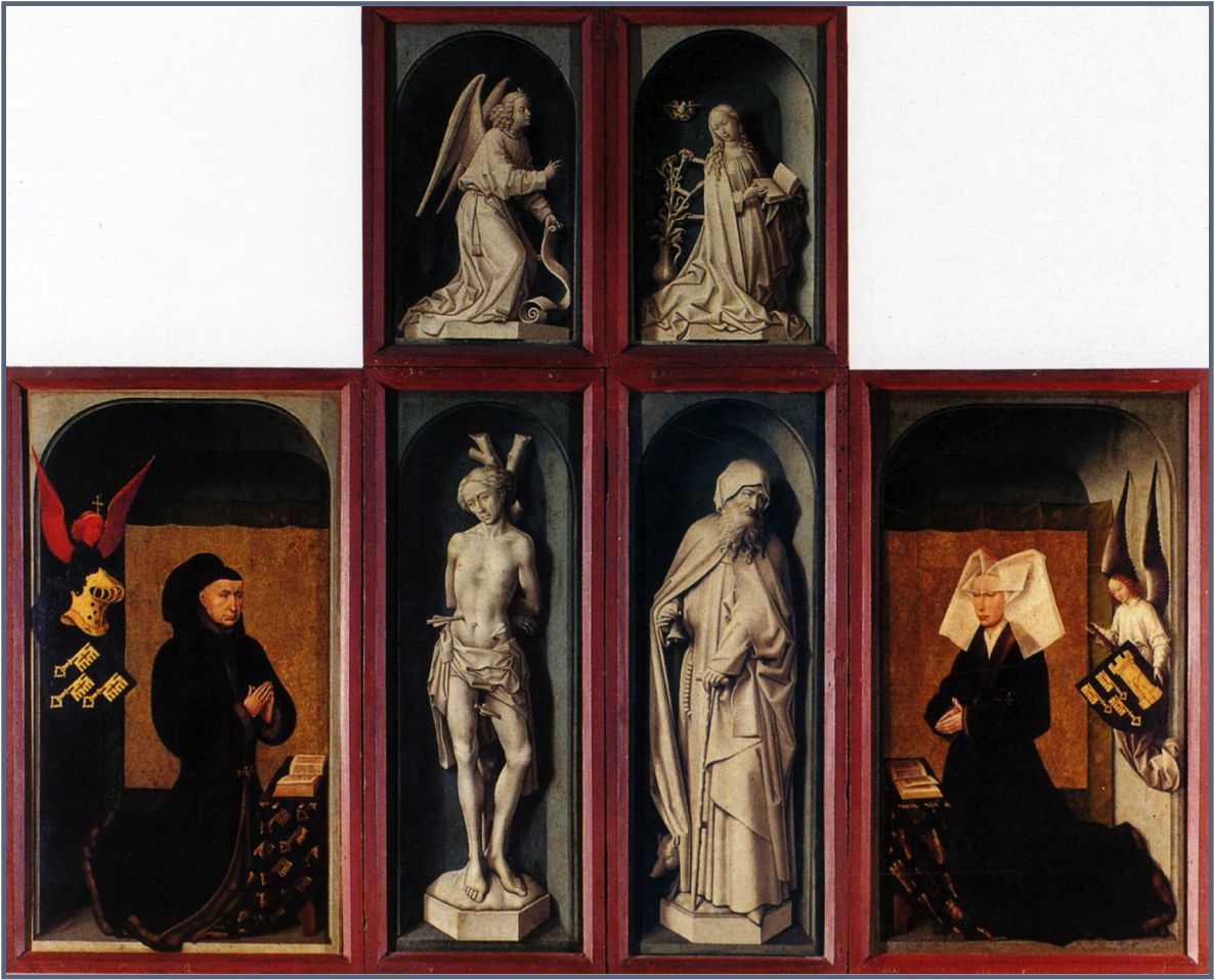 Portrait du chancelier Rolen et de sa femme   Rogier van der Weyden