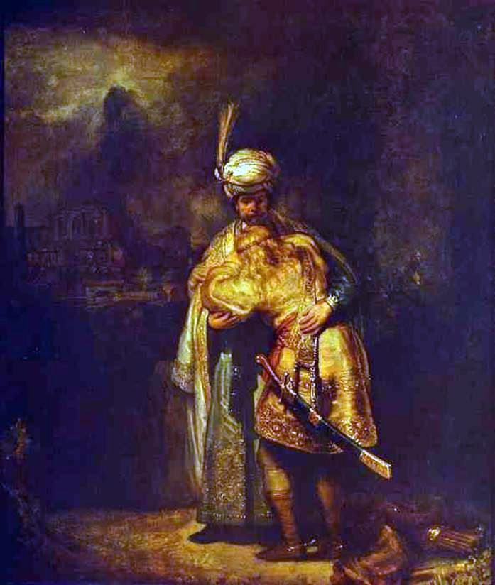 Les adieux de David à Jonathan   Rembrandt Harmenszoon Van Rijn