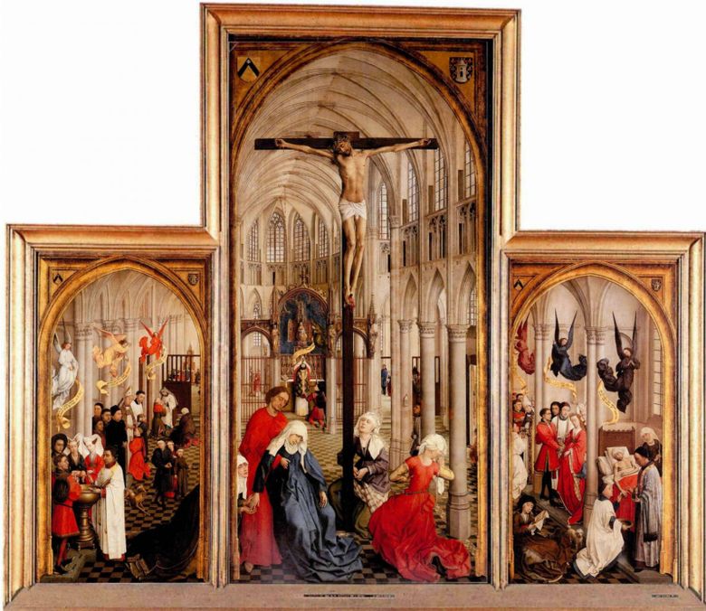 Triptyque Sept sacrements   Rogier van der Weyden