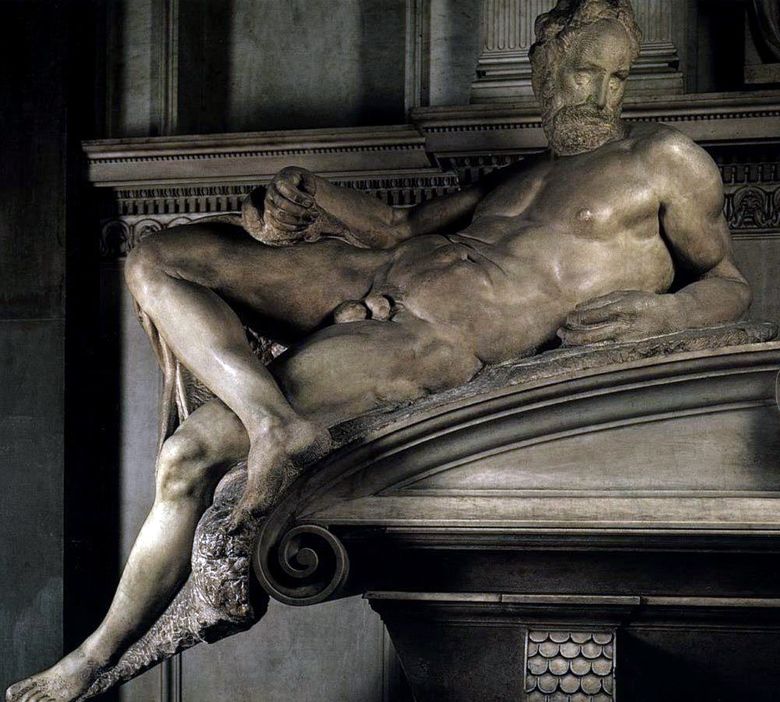 Soirée (sculpture)   Michelangelo Buonarroti
