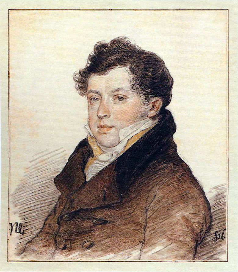 Portrait de A. I. Turgenev   Peter Sokolov