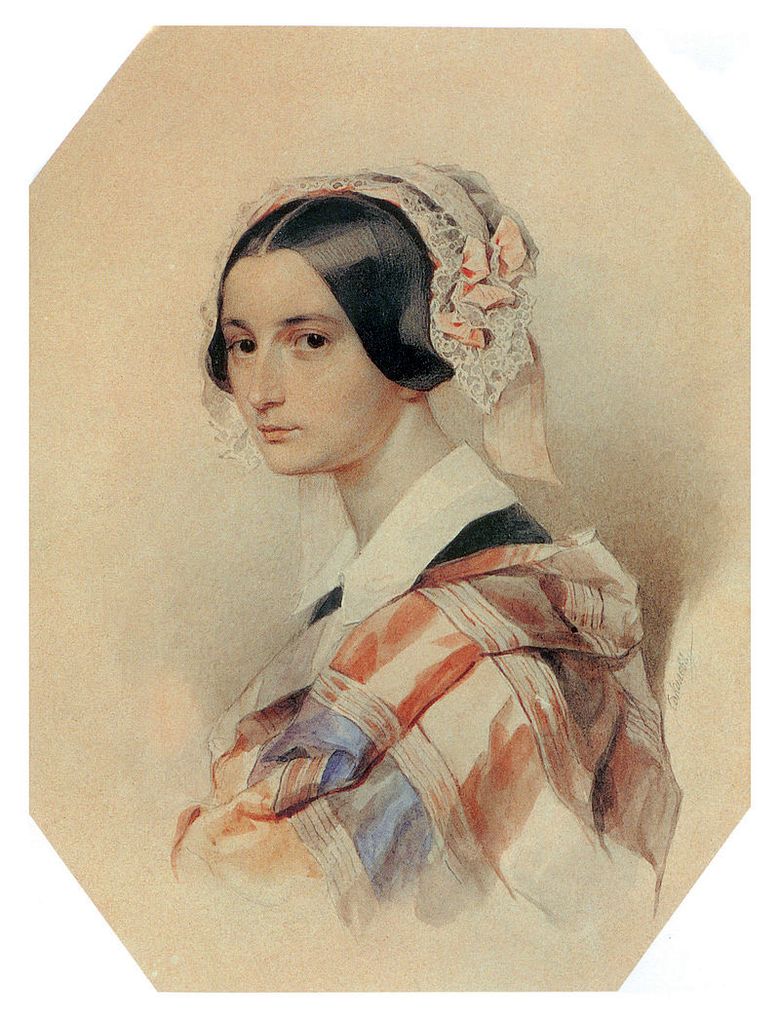 Portrait de A. O. Smirnova Rosset   Peter Sokolov