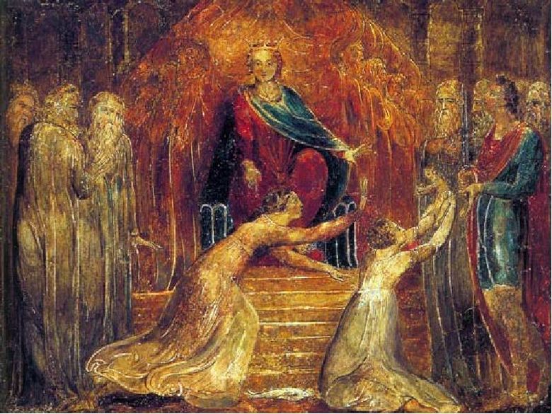 Cour du roi Salomon   William Blake
