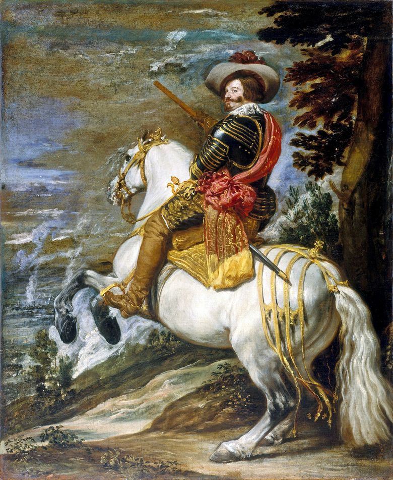 Portrait équestre du comte duc dOlivares   Diego Velazquez