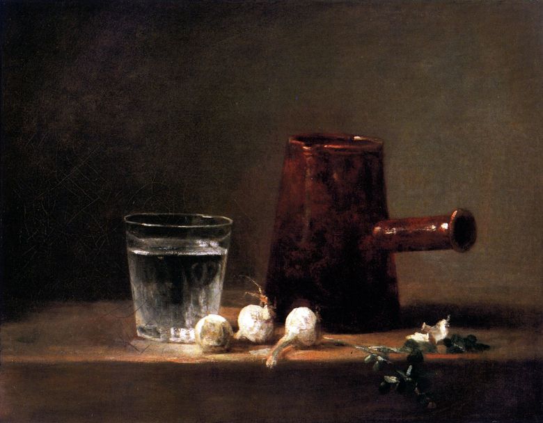 Un verre deau et une cruche   Jean Baptiste Simeon Chardin